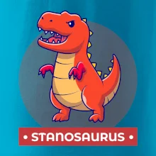 Dinosaurie mená - oranžový dinosaurus Dinosaurie mená - oranžový dinosaurus