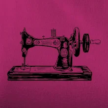 Šijací stroj - starý kreslený