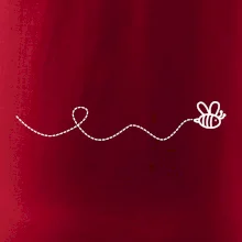 Dráha letu včely - vlnovka