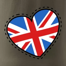 Británia srdce prsník