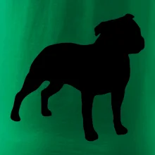 Americký stafordšírsky teriér Na prsníku