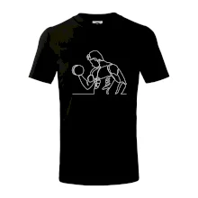 Fitness muž jedným ťahom Fitness muž jedným ťahom