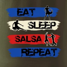 Eat sleep salsa repeat