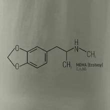 Molekulárna štruktúra MDMA Extáza