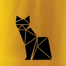 Origami mačka z boku