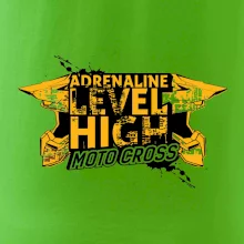 Motocross adrenaline level high