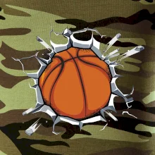 Basketbal lopta v triku