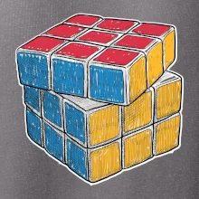 Rubikova kocka kreslená
