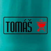 Tričko na grilovanie s vlastným menom