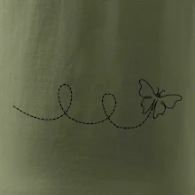 Dráha letu motýľa - slučka