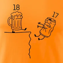 Pivo narodeniny - útes 18 rokov