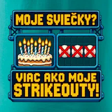 Moje sviečky viac ako moje strikeouty