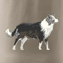 Border kólia kreslená