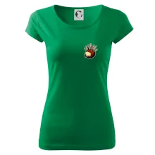 Gaštanový ježko - prsník