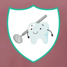 Zúbok na prsníku - zrkadlo