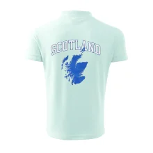 Scotland nápis s mapou Scotland nápis s mapou