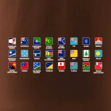 Vlajky štátov - Oceánia