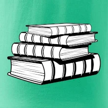 Knihy čiernobiele na sebe