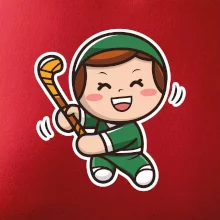 Ikona pozemný hokej holka