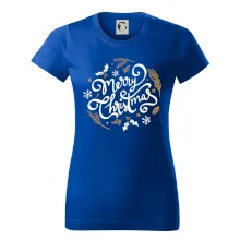 Merry christmas - nápis guľatý