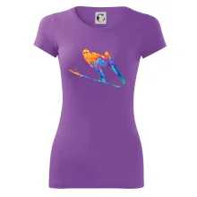 Skokan na lyžiach splash