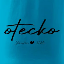 Otecko - tričko s menami deti Otecko - tričko s menami deti