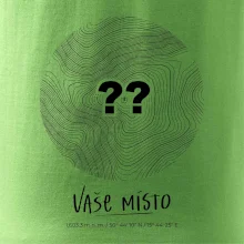 Vaše miesto - vrstevnice v kruhu