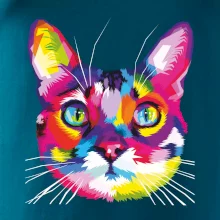Mačka dúhová hlava