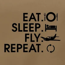 Eat sleep fly repeat