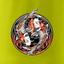 Yin & Yang Koi kapor - oranžový