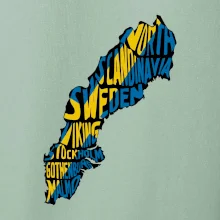 Mapy - názvy miest - Švédsko