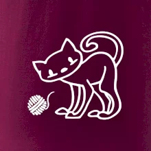 Mačka - Klbko - prsia