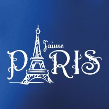 Paris nápis Eiffelovka rovný