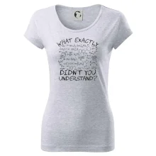 What exactly didnt you understand Chemistry What exactly didnt you understand Chemistry