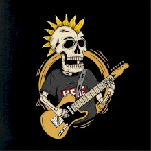 Punk rock gitarista Punk rock gitarista