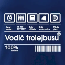 Čiarový kód - Vodič trolejbusu