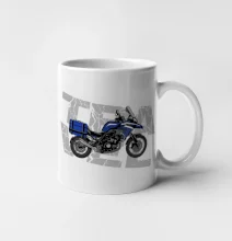 Cestovná enduro modrá