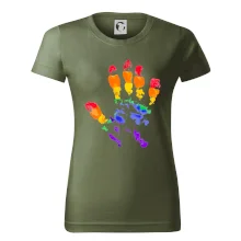 LGBT hand print