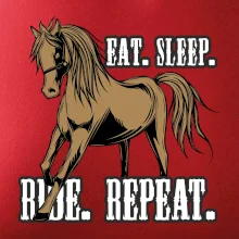 Eat Sleep Ride Repeat Western