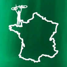 Cyklistka nad Francií