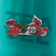 Cestovná motorka Amerika červená Cestovná motorka Amerika červená