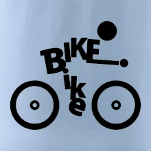 Bike nápis postava