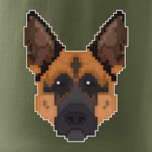 Nemecký ovčiak - Rozpixelovaný Nemecký ovčiak - Rozpixelovaný