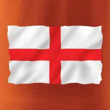 Anglická vlajka vejúca