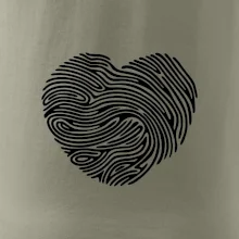Odtlačok prsta srdce Odtlačok prsta srdce