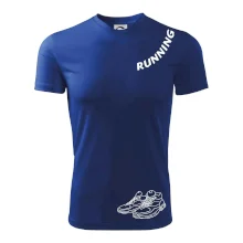 Running nápis šikmo