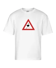 Dopravná značka - Pozor pštros