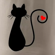 Zamilovaná mačka chvostík Zamilovaná mačka chvostík