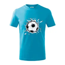 Futbalová lopta v triku Futbalová lopta v triku