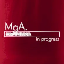 In progress titul MgA. magister / magistra umenia